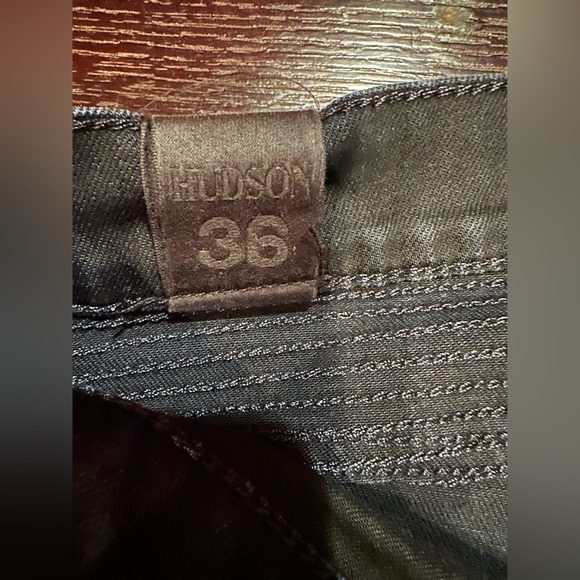 Men’s Dark Navy Blue Hudson denim Jeans size 36 - Picture 5 of 7